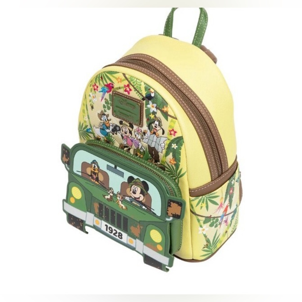 Loungefly Disney rare & sold out Mickey & Friends Jungle Safari Backpack - Picture 6 of 11